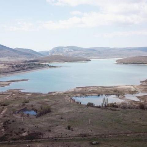 Чернореченское водохранилище "усохло" еще на 5,7 млн кубов 