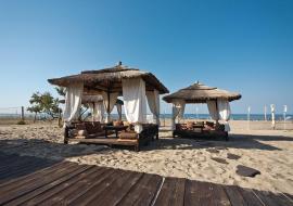 Пляжный отдых 60 метров от моря  - Поповка отдых в Крыму
