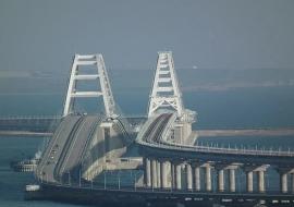 В очереди на Крымский мост со стороны Кубани стоят 75 автомобилей