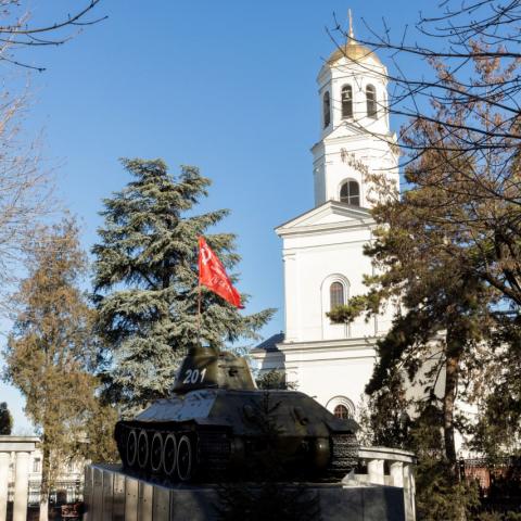 Симферопольцы отмечают 81-ю годовщину освобождения города от фашистов